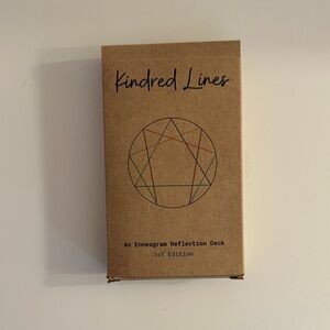Kindred Lines Enneagram Reflection Deck with guidebook